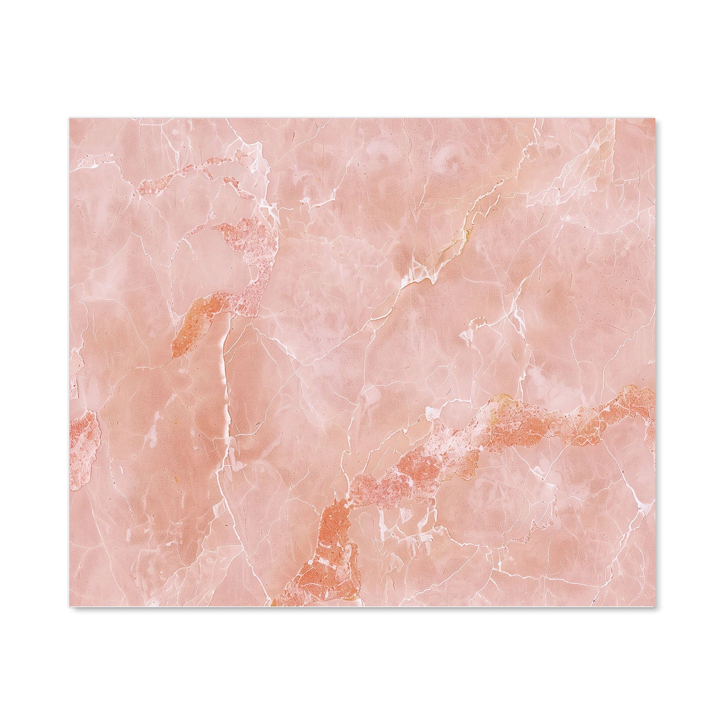 Sweet Peach Quartz Effect Kitchen Splashback