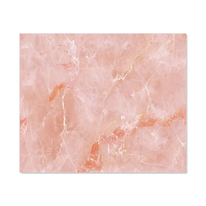 Sweet Peach Quartz Effect Kitchen Splashback