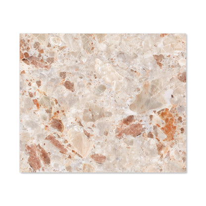 Polished Sweet Peach Quartz Effect Kitchen Splashback