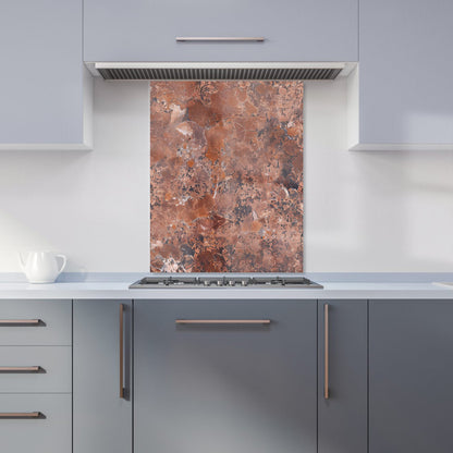 Terracotta Quartz Effect Kitchen Splashback
