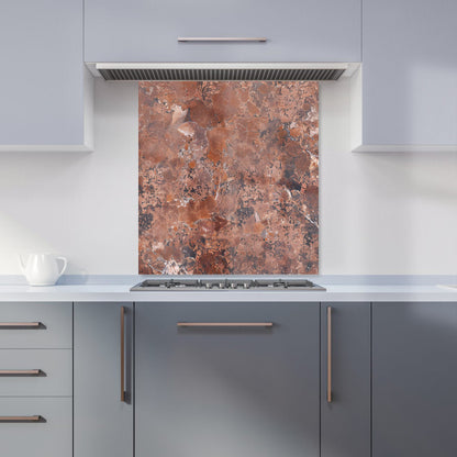 Terracotta Quartz Effect Kitchen Splashback