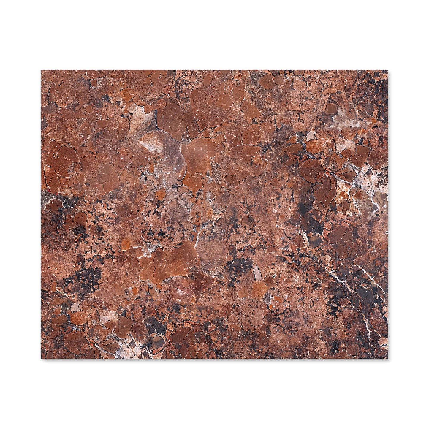 Terracotta Quartz Effect Kitchen Splashback