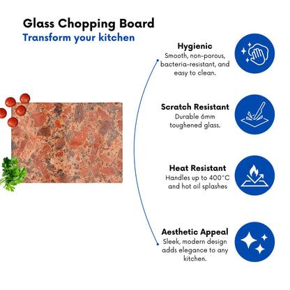 Authentic Terracotta Quartz Effect Chopping Board