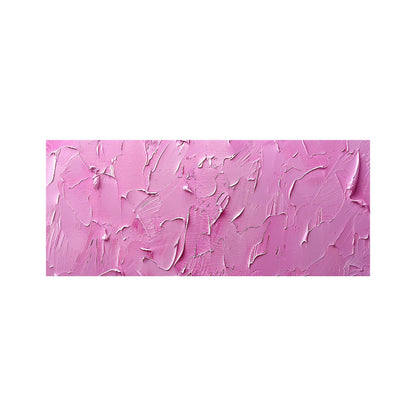 Bright Pink Textured Effect Glass Bathroom Splashback
