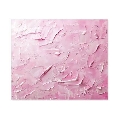 Baby Pink Textured Effect Kitchen Splashback