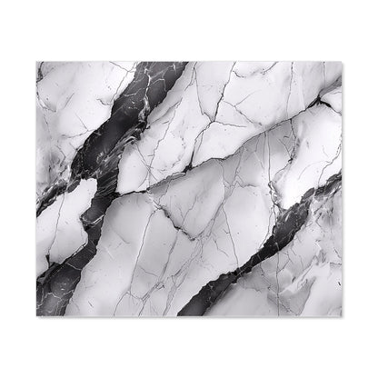 Grey And White Marble Effect Kitchen Splashback