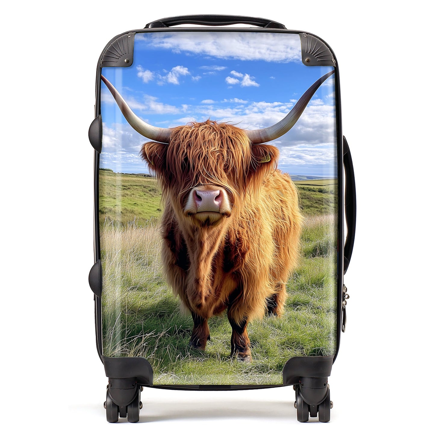 Highland Cow In Summer Suitcase