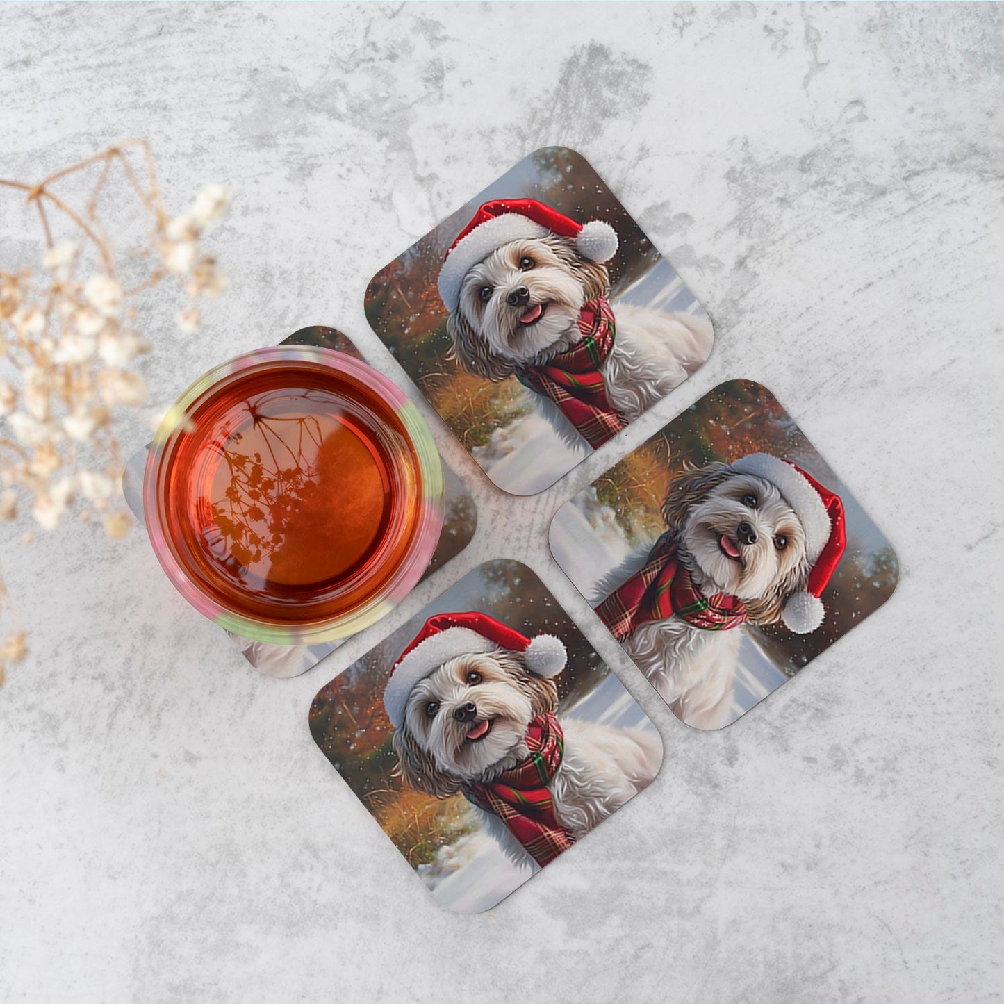 Christmas Havanese Coasters