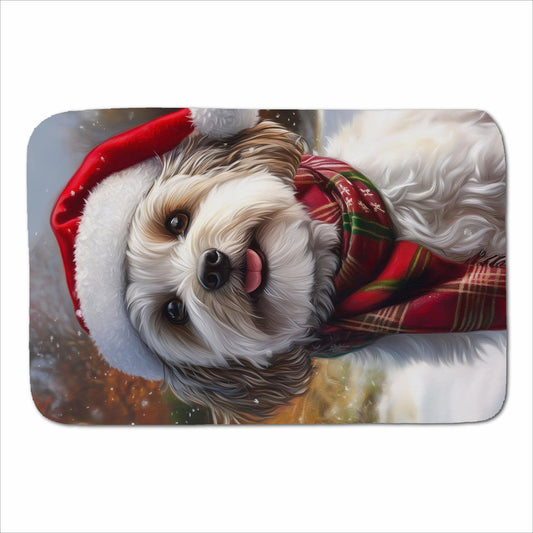 Christmas Havanese Sherpa Blanket