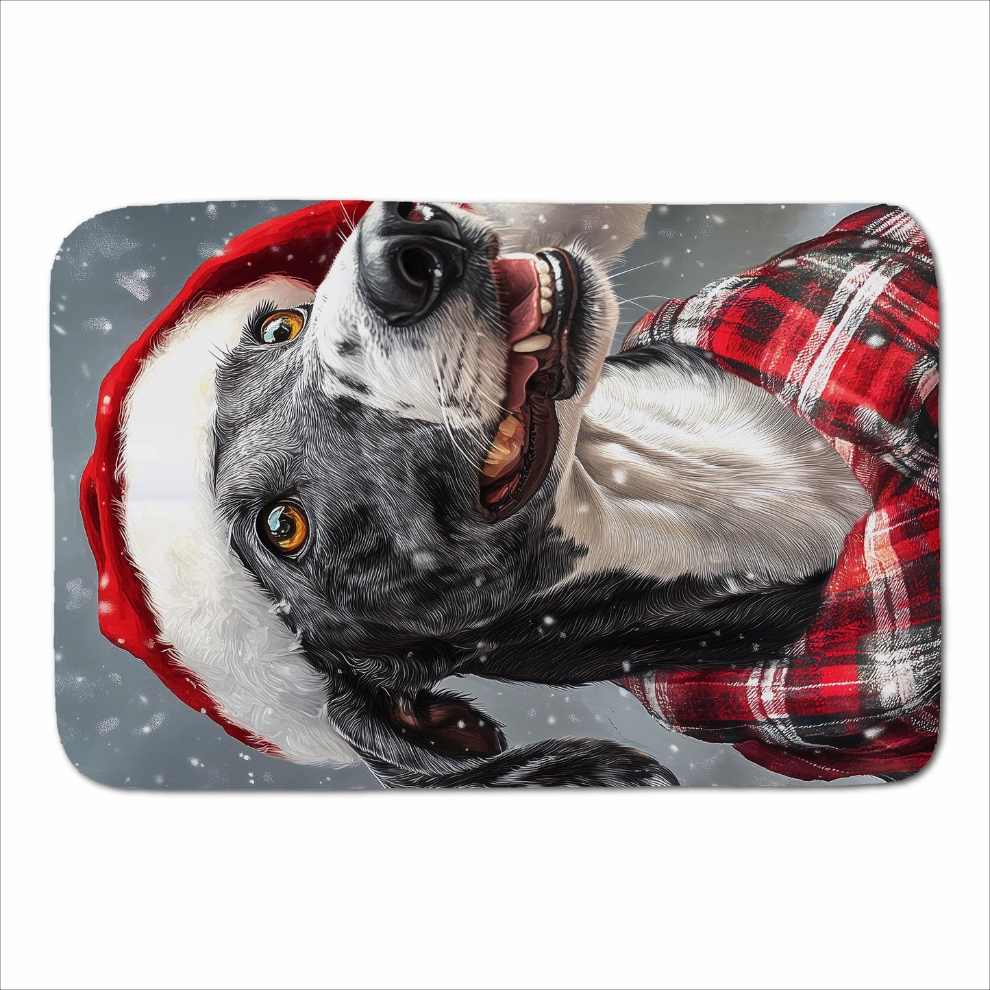 Christmas Greyhound Sherpa Blanket
