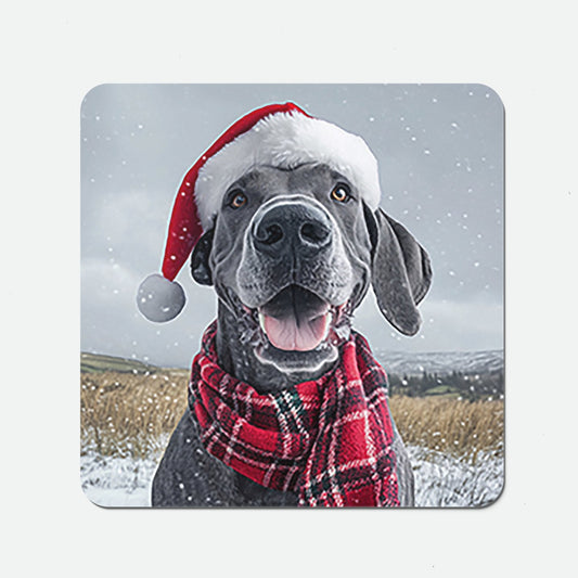 Christmas Great Dane Coasters
