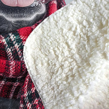 Christmas Great Dane Sherpa Blanket