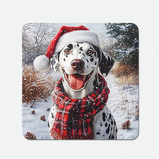 Christmas Dalmatian Coasters