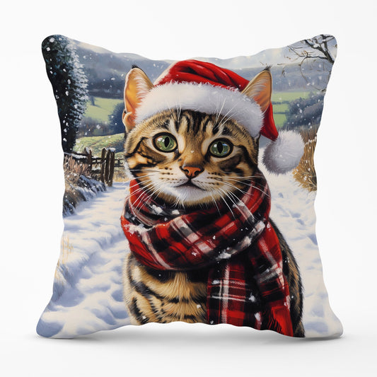 Christmas Bengal Cushion