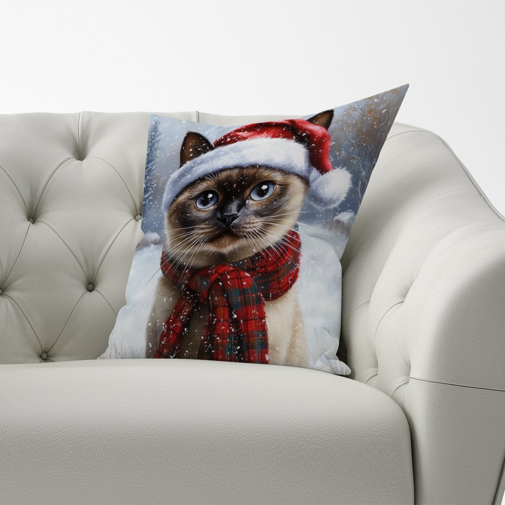 Christmas Burmese Cushion