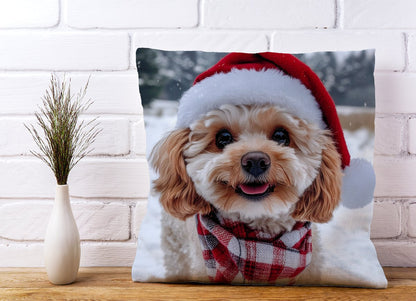 Christmas Cavapoo Cushion
