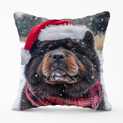 Christmas Chow Cushion