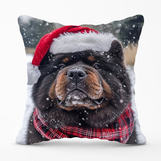 Christmas Chow Cushion