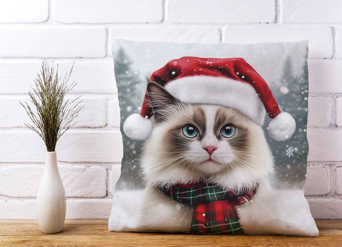 Christmas Ragdoll Cushion