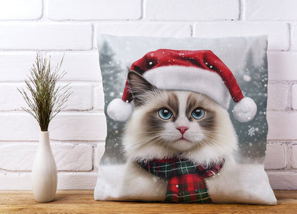 Christmas Ragdoll Cushion