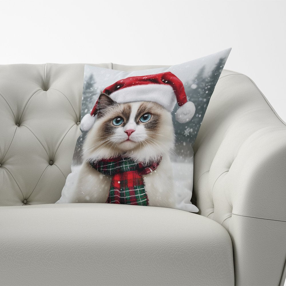 Christmas Ragdoll Cushion