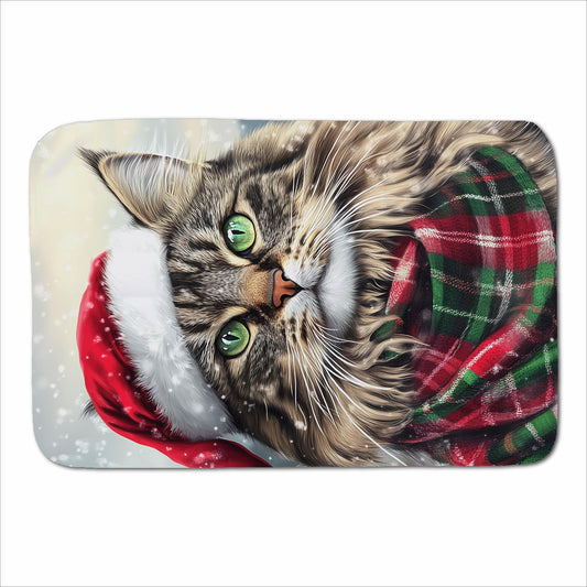 Snowy Christmas Siberian Sherpa Blanket
