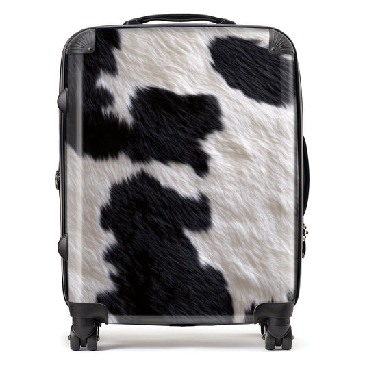 Black And White Cow Hide Suitcase