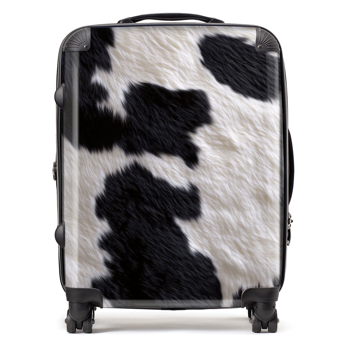 Black And White Cow Hide Suitcase