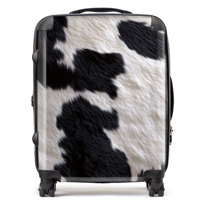 Black And White Cow Hide Suitcase