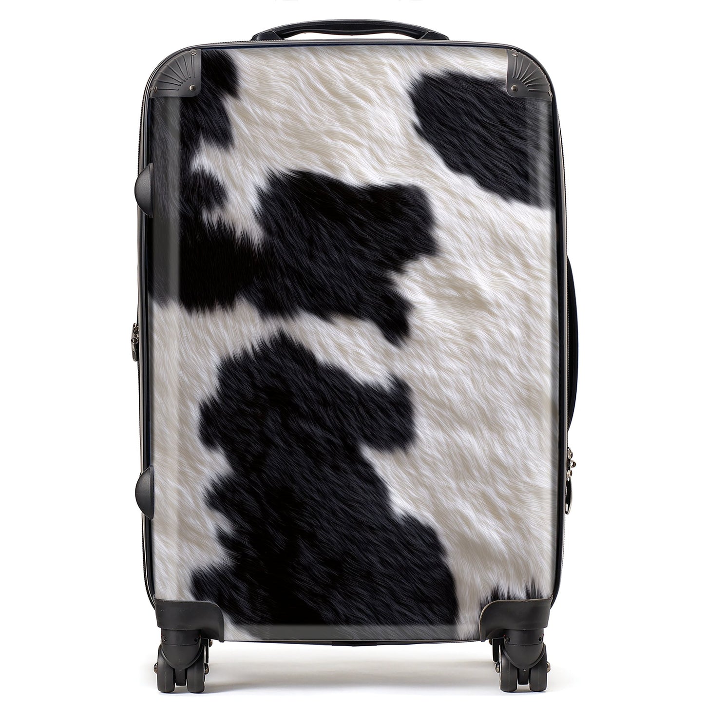 Black And White Cow Hide Suitcase