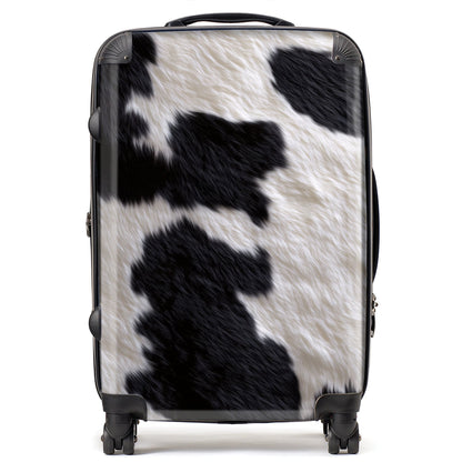 Black And White Cow Hide Suitcase