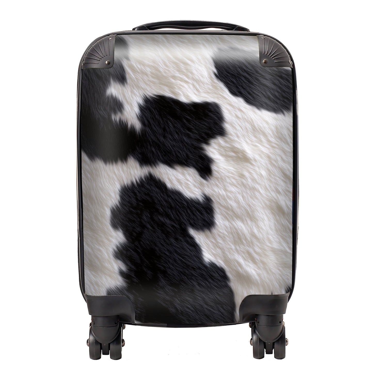 Black And White Cow Hide Suitcase