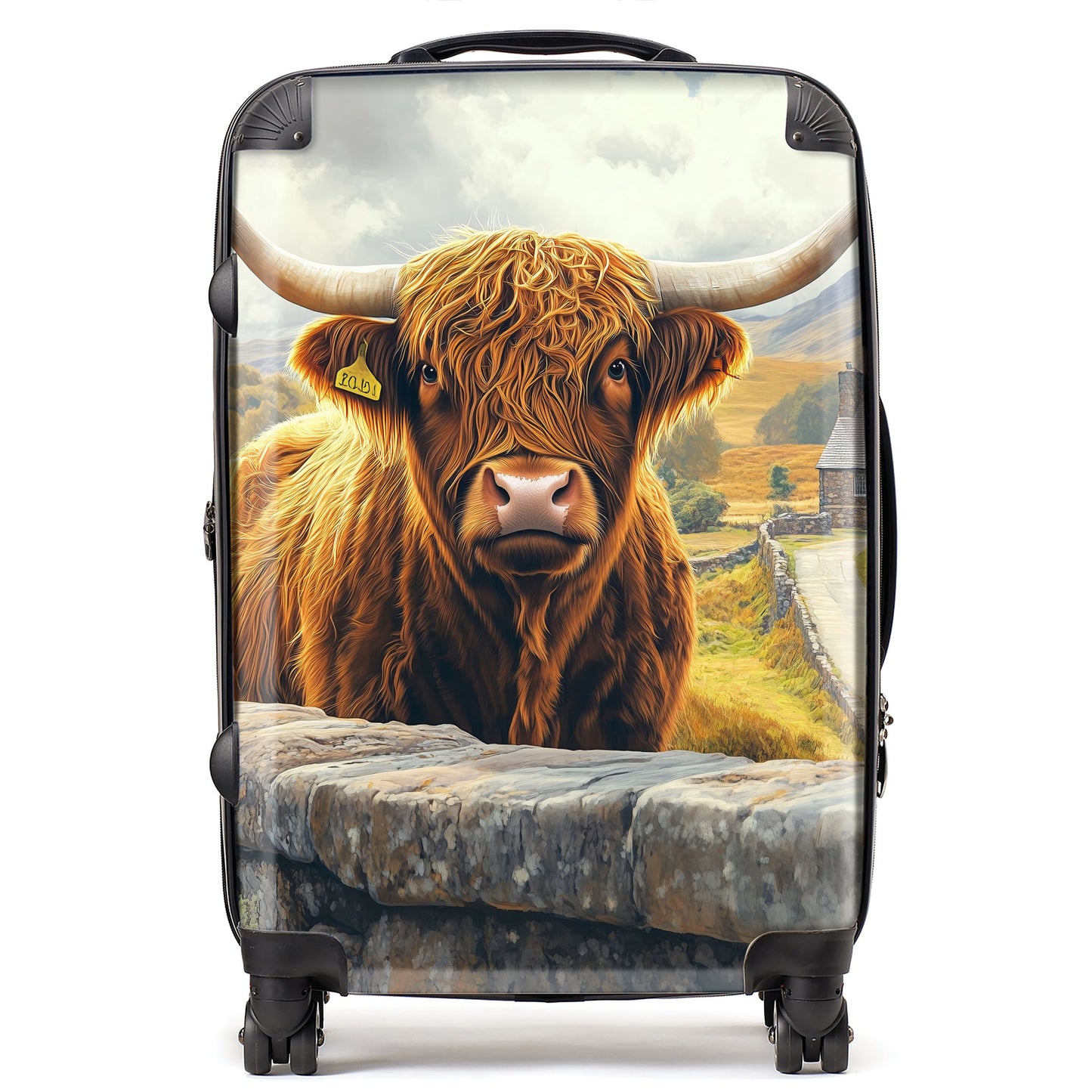 Scottish Highland Cow Suitcase
