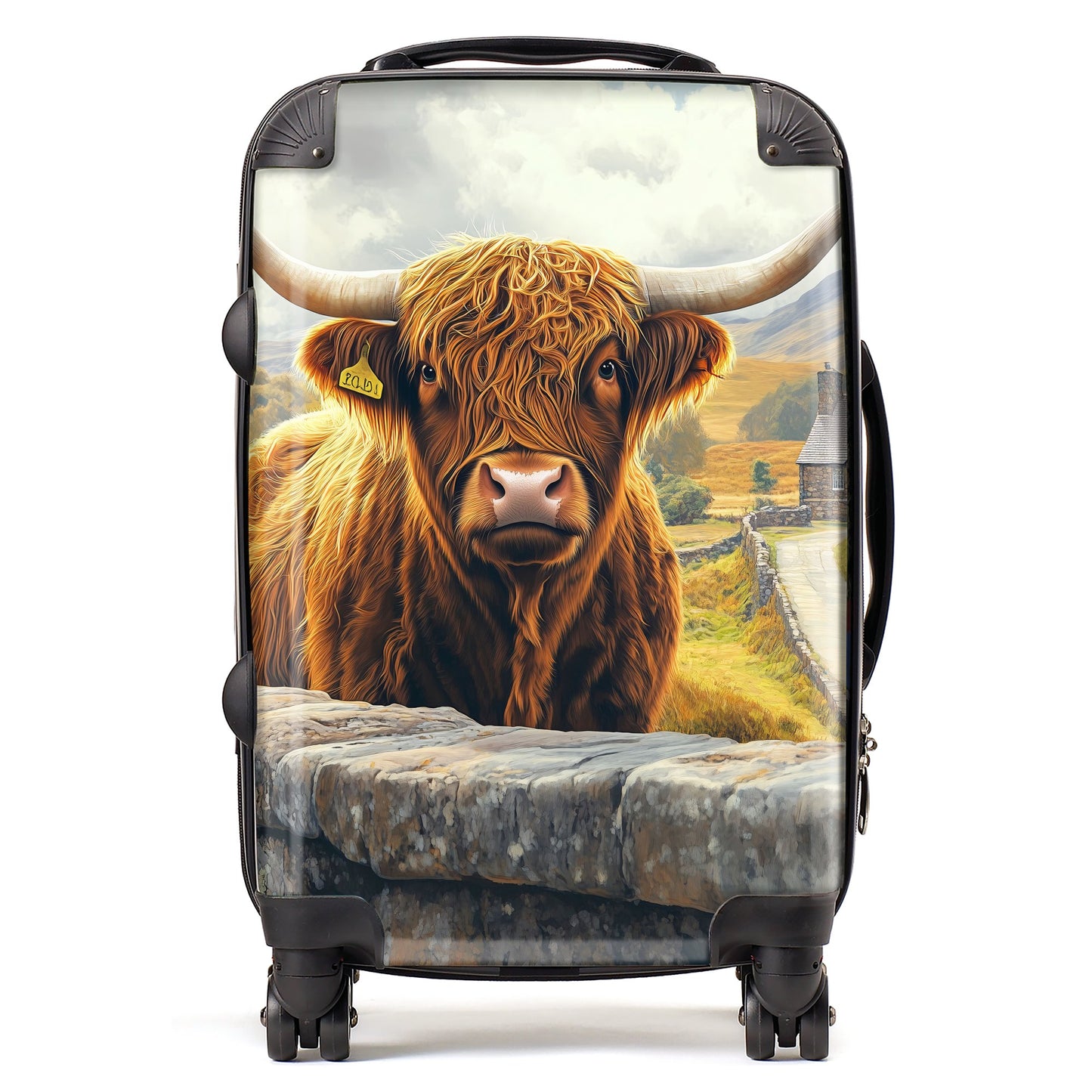 Scottish Highland Cow Suitcase