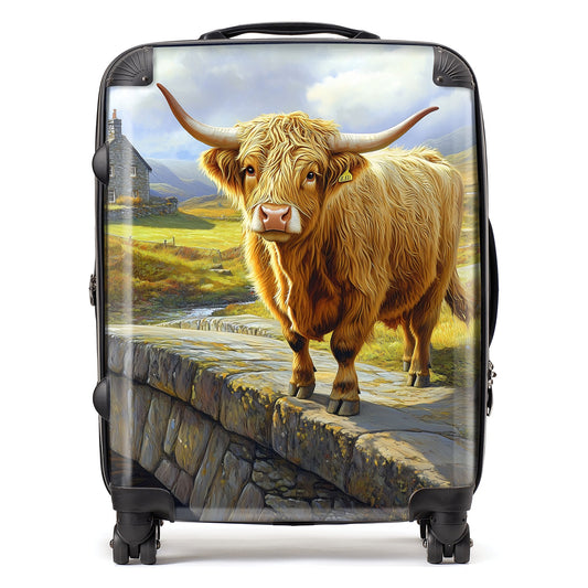 Highland Cow Suitcase