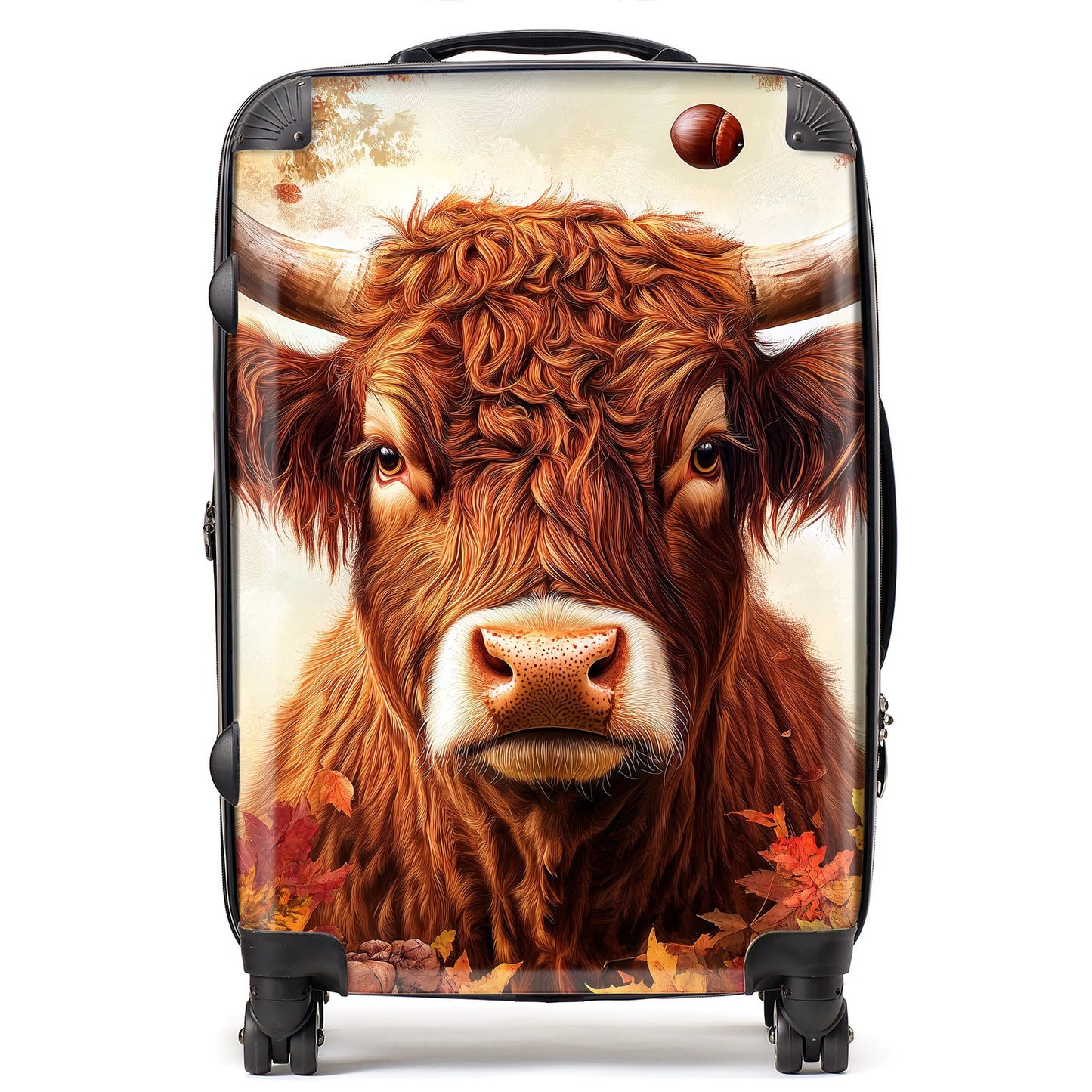Autumn Highland Cow Suitcase
