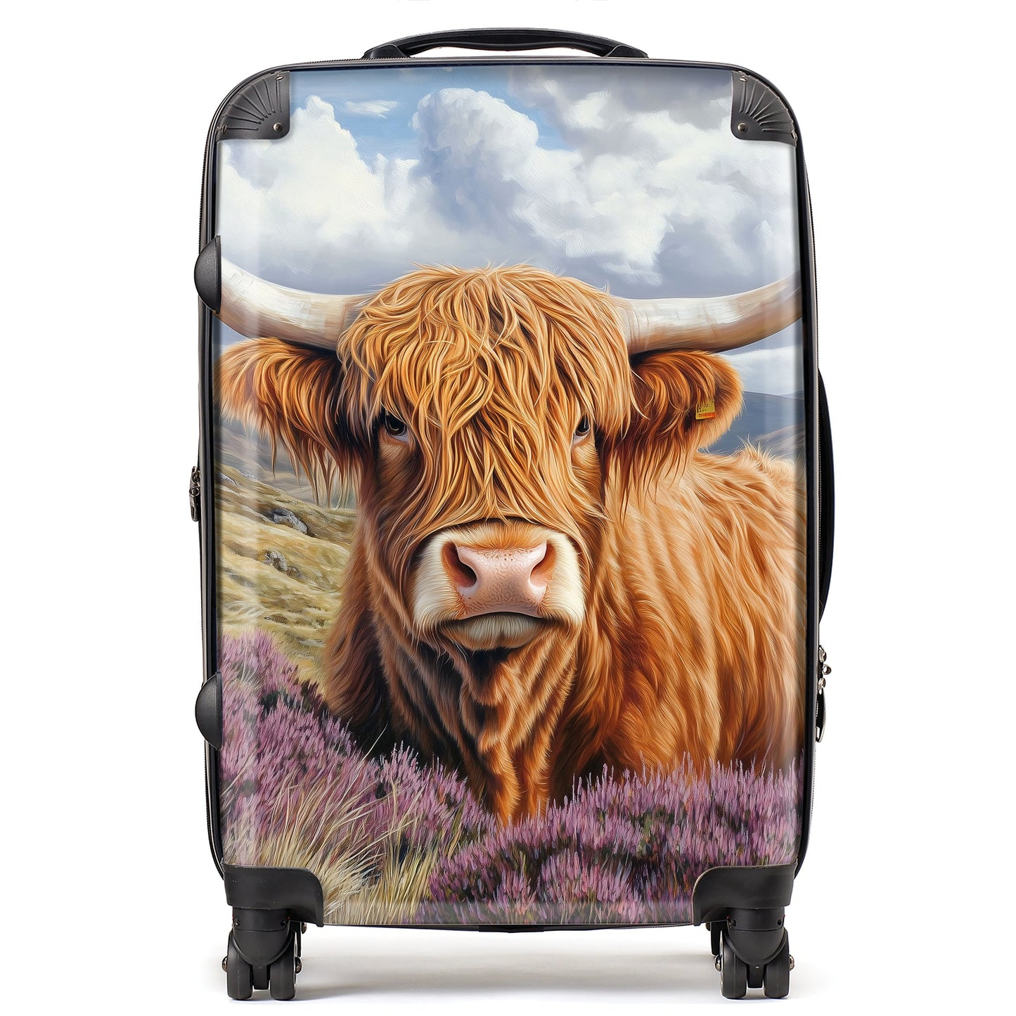 A Beautiful Highland Cow Suitcase