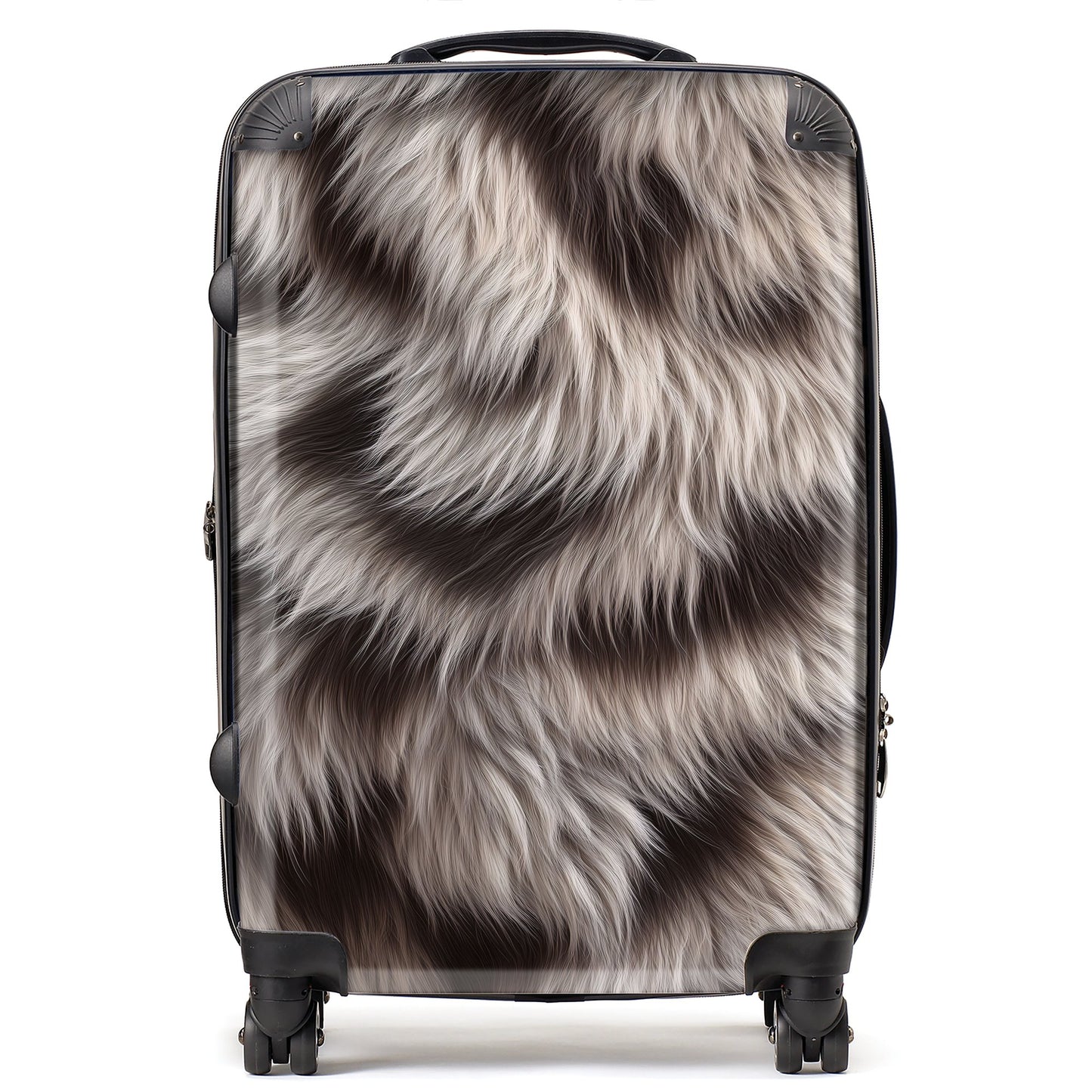 Mink Fur Print Suitcase