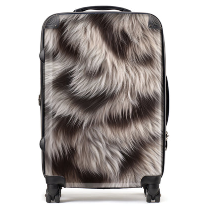 Mink Fur Print Suitcase