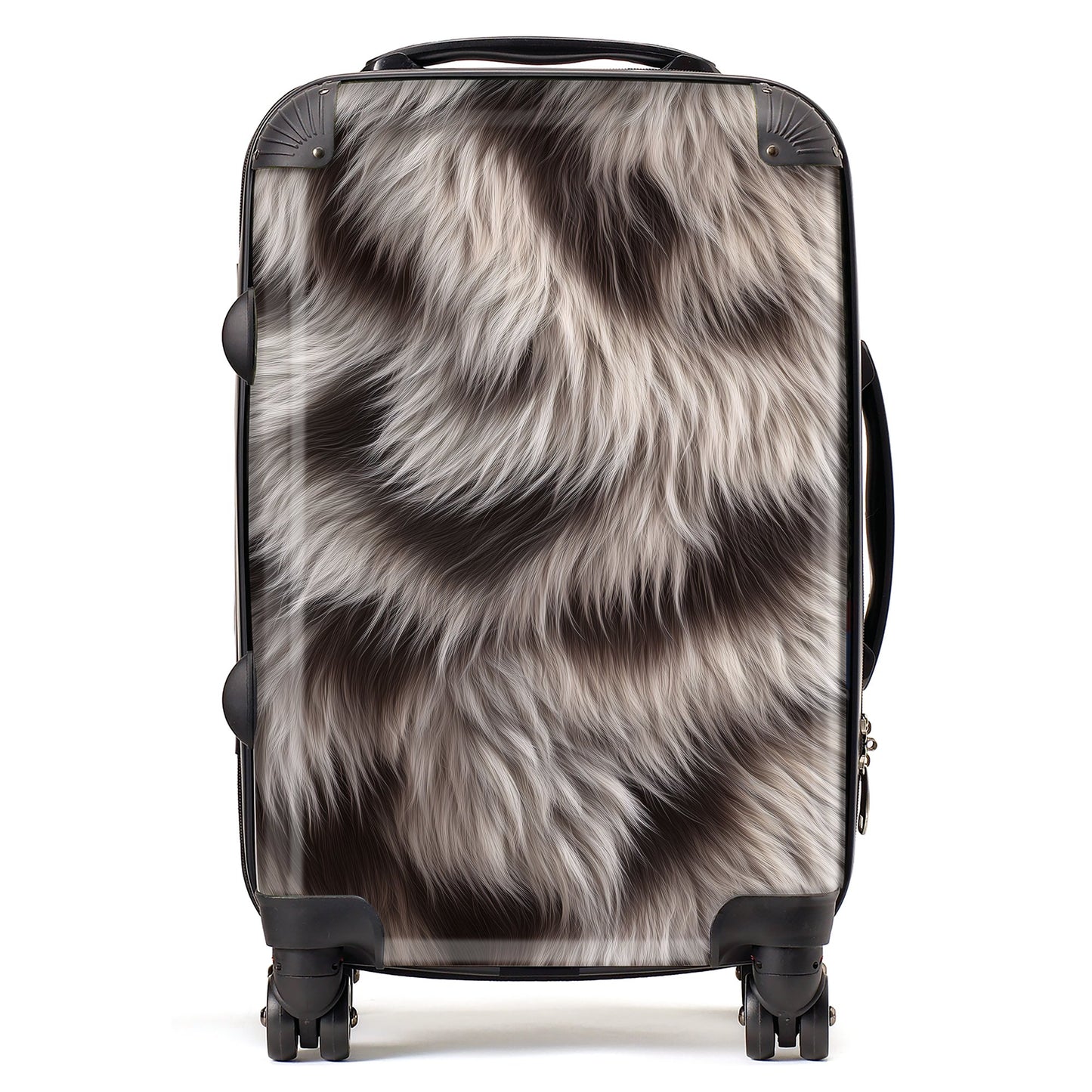 Mink Fur Print Suitcase