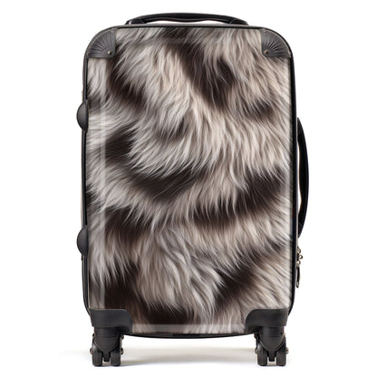 Mink Fur Print Suitcase