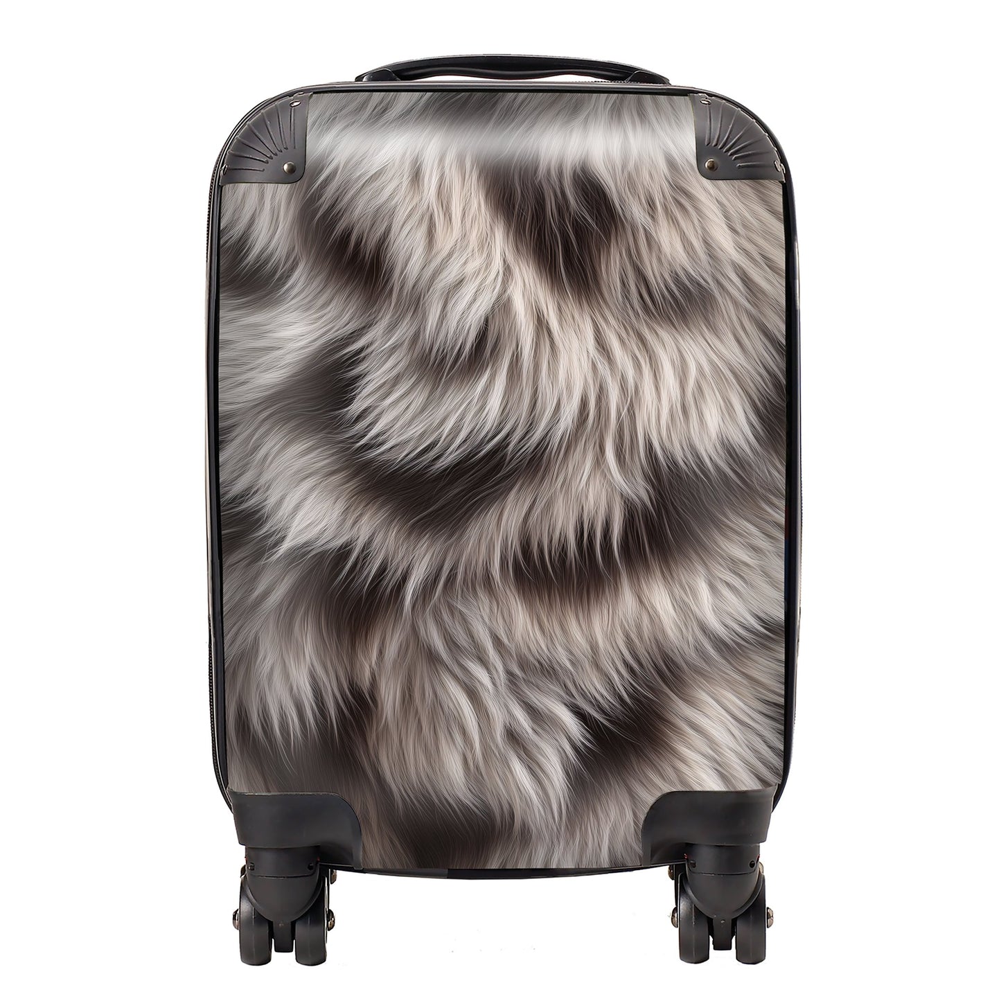 Mink Fur Print Suitcase