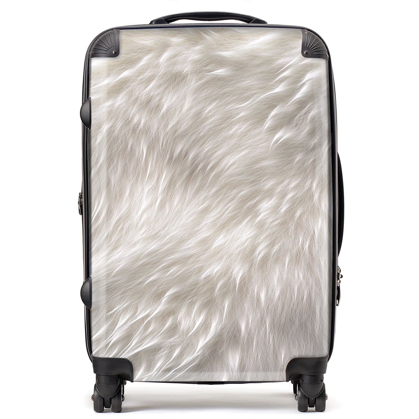 Polar Bear Fur Print Suitcase