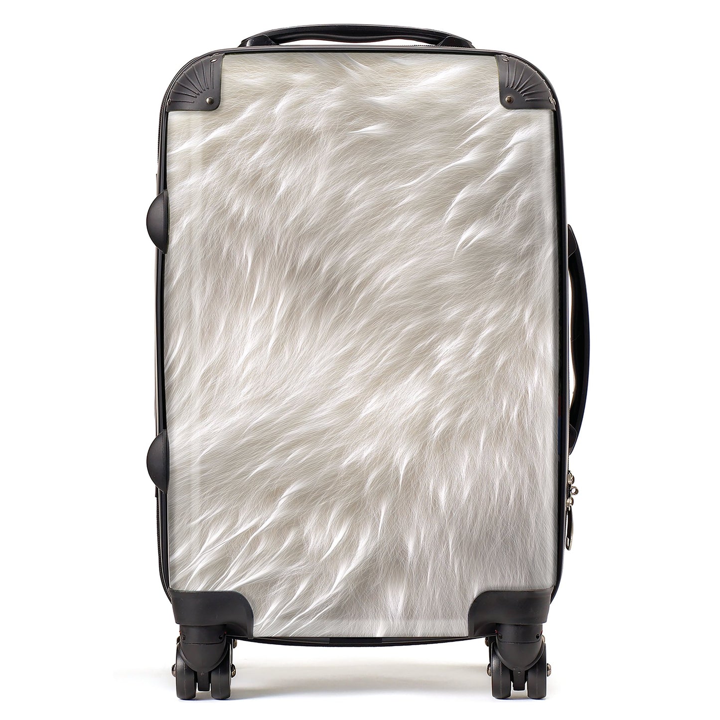 Polar Bear Fur Print Suitcase