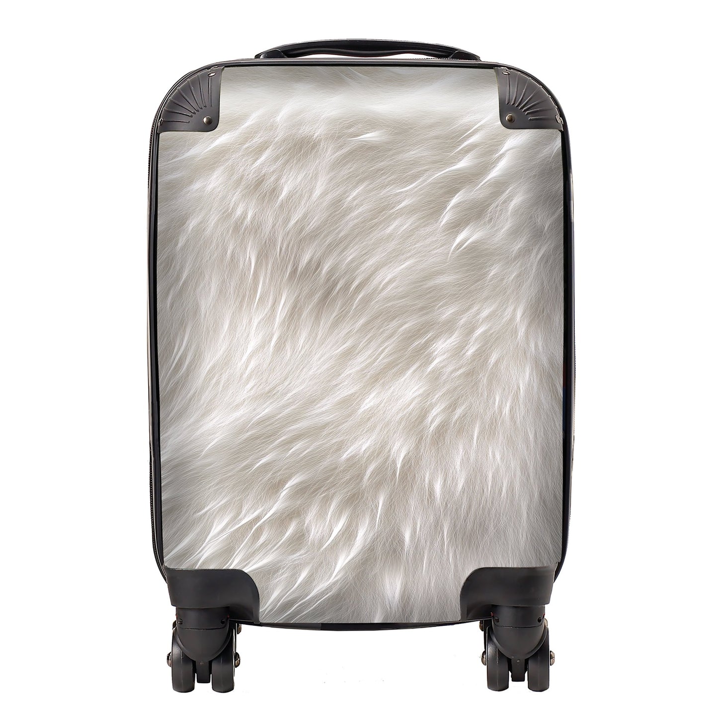 Polar Bear Fur Print Suitcase