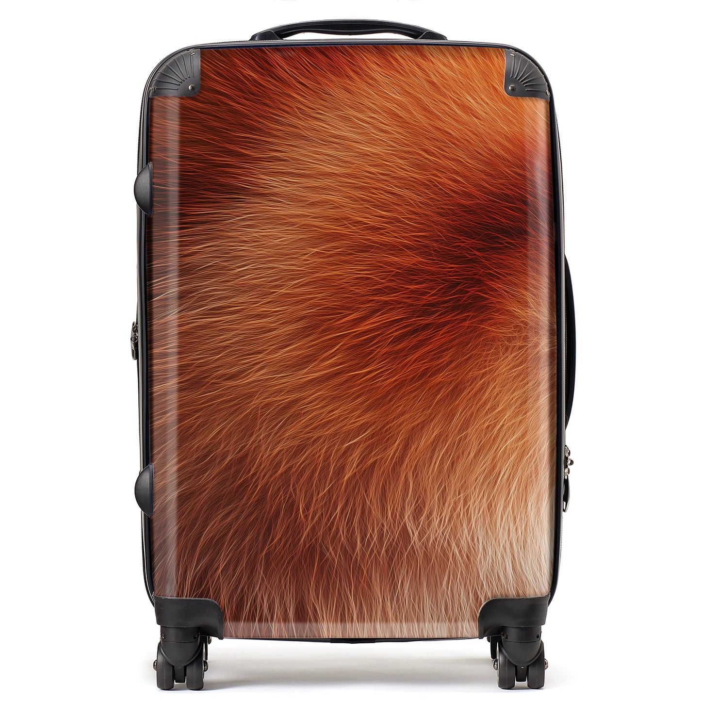 Red Panda Fur Print Suitcase