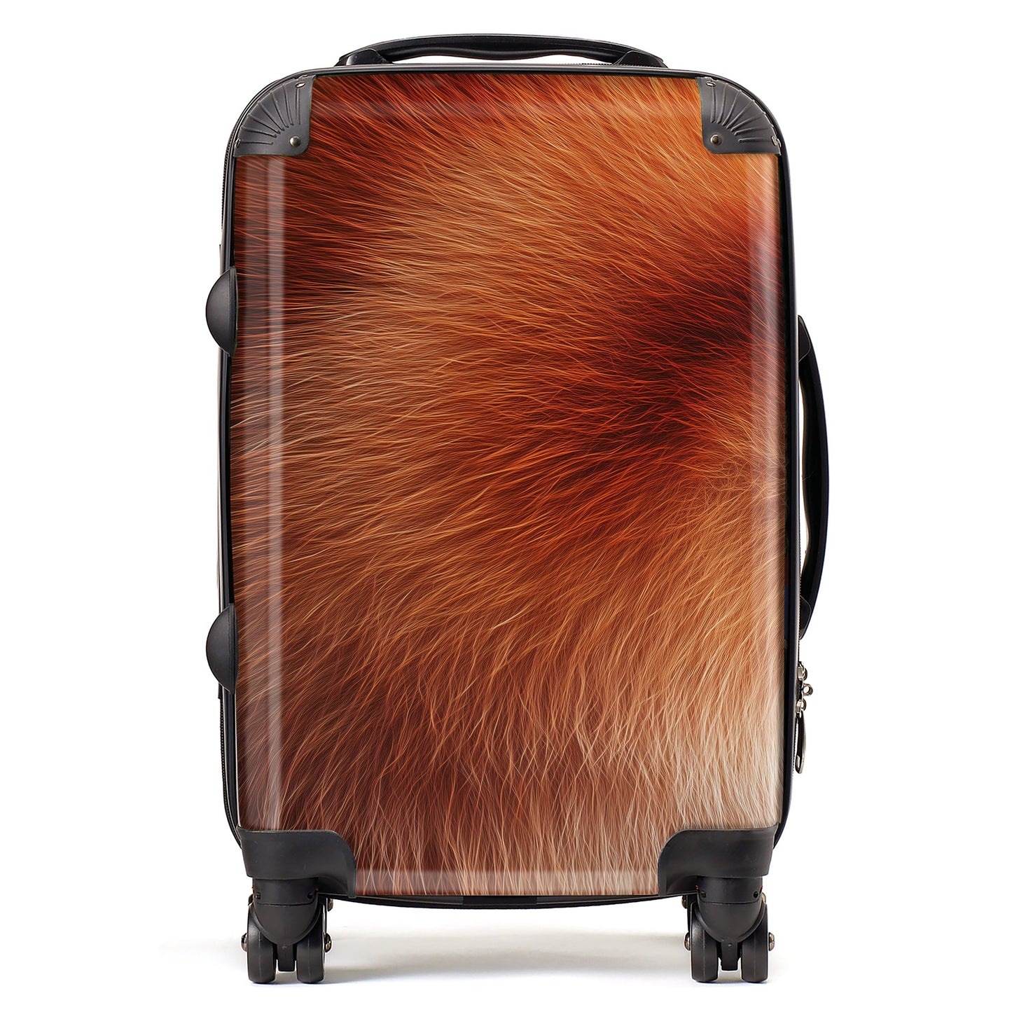 Red Panda Fur Print Suitcase