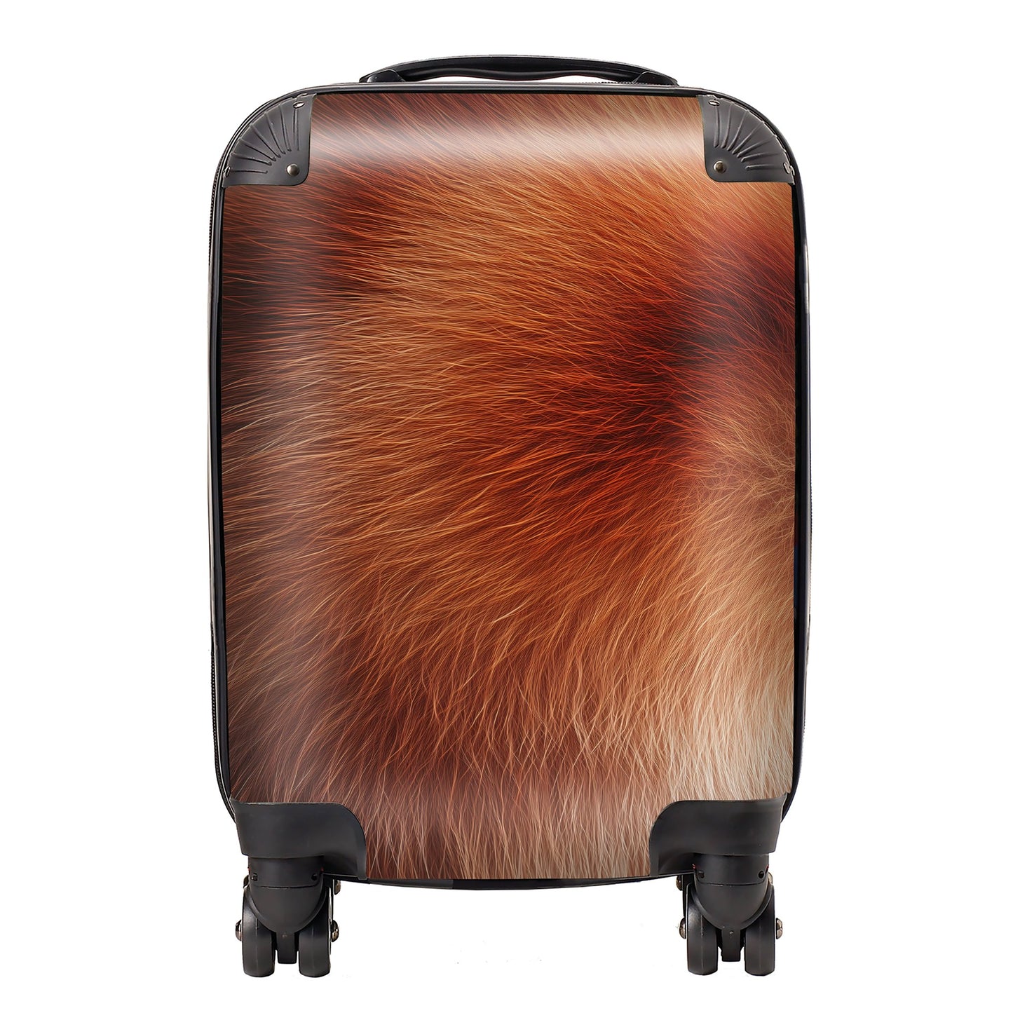 Red Panda Fur Print Suitcase