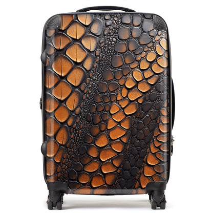 Snakeskin Print Suitcase