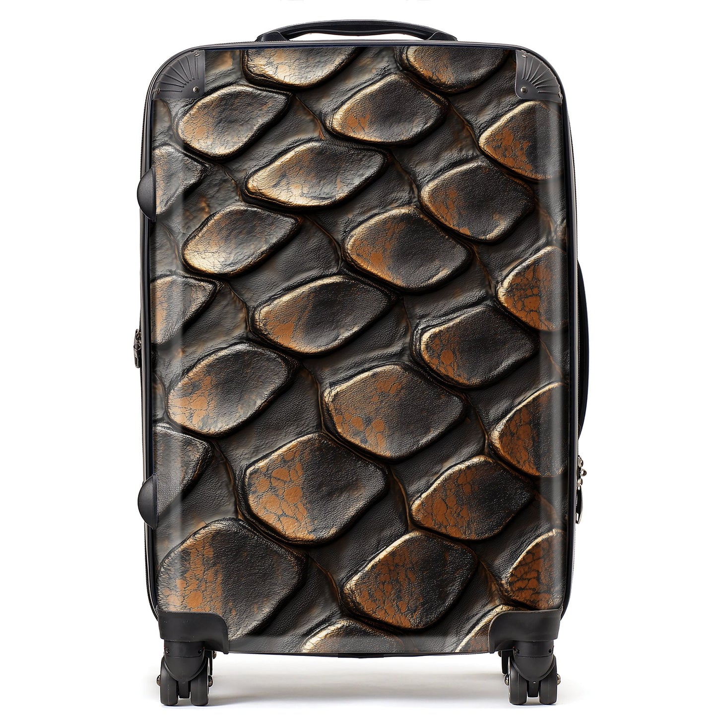 Snakeskin Pattern Print Suitcase